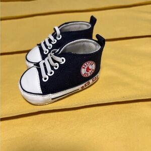 Baby Fanatic Boston Red Sox Navy and White Kids Sneakers